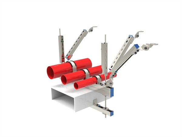 Comprehensive system two-way anti-seismic support