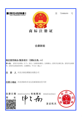 商标注册证_合康新能06
